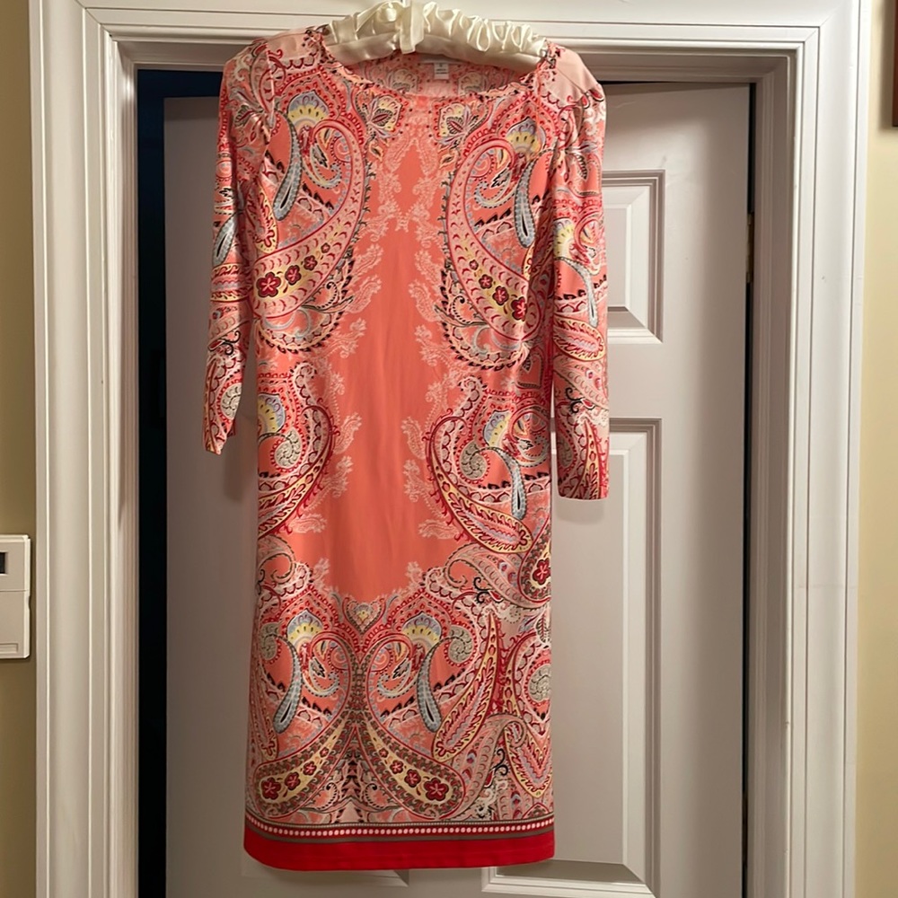 Size 6 London Times paisley dress